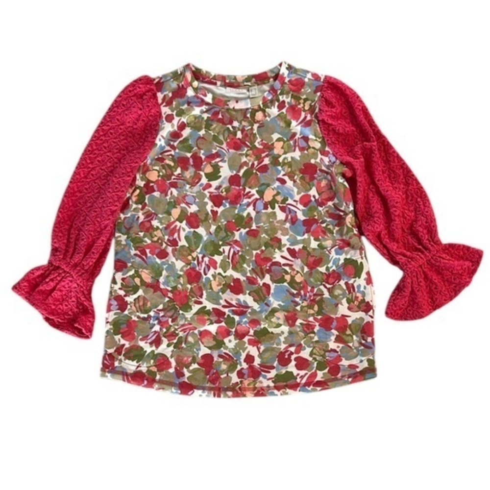 LOGO size XS floral lace shirt